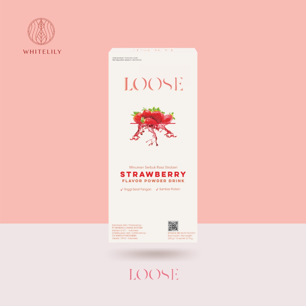 Loose Fiber Drink | Detox Drink | Fiber Strawberry | WSH