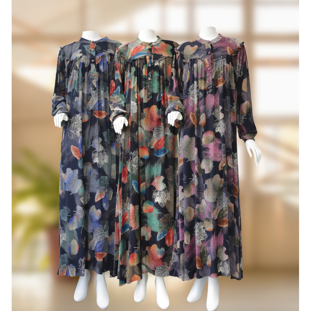 Khadijah Indonesia - Raudhah Home Dress | Dress Rumah Nyaman | Wanita Muslim