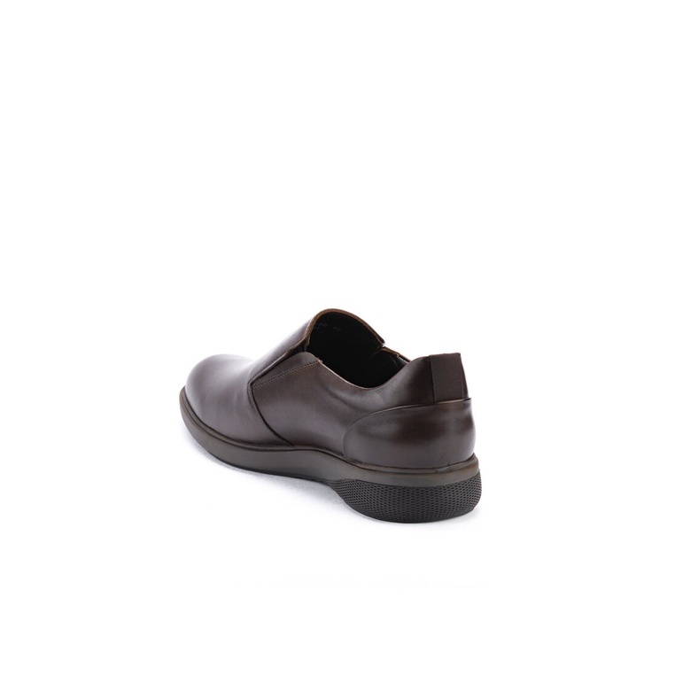 SEPATU SLIP ON KULIT ANDREW PRIA ORIGINAL FORMAL BRANDED COKLAT ANM02