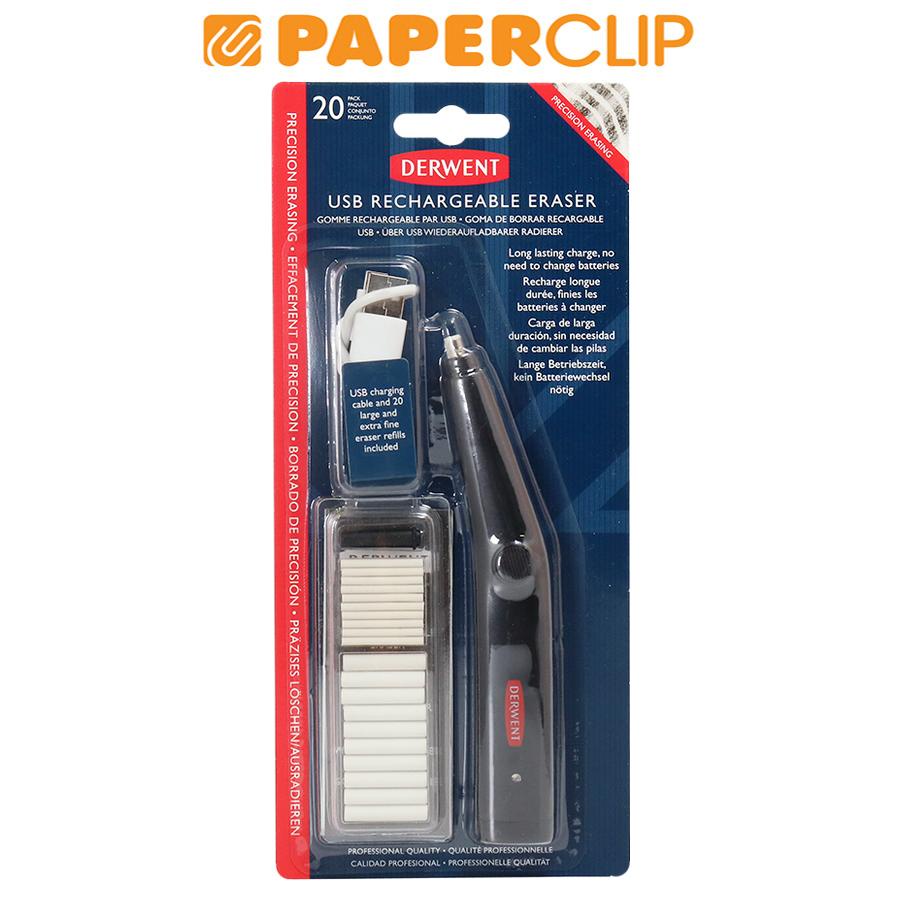 

ERASER / PENGHAPUS DERWENT USB RECHARGER + REFILL 20R 2305810DW