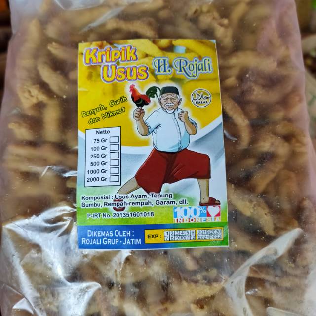 

KRIPIK USUS ORIGINAL 500 Gram