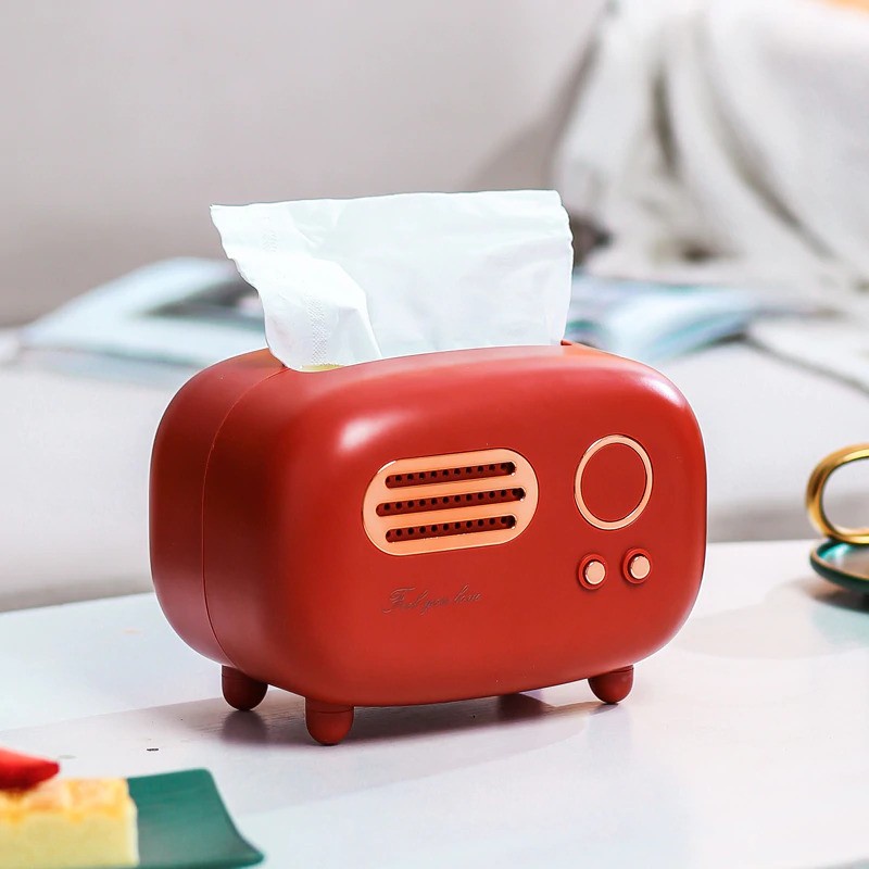 Kotak Tisu Model Retro Radio Tissue Box - ZJ104