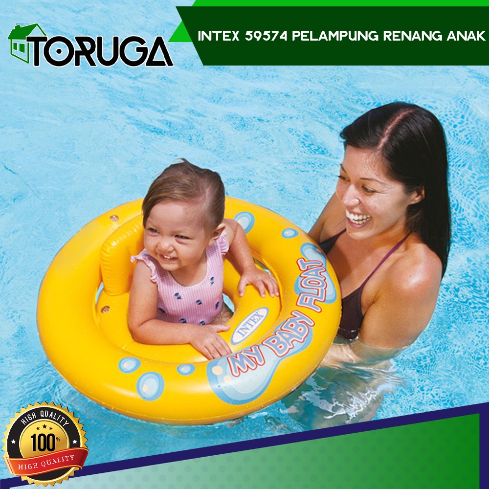 Pelampung Ban Renang INTEX Anak Bayi Swimming Berenang - My Baby Float 59574