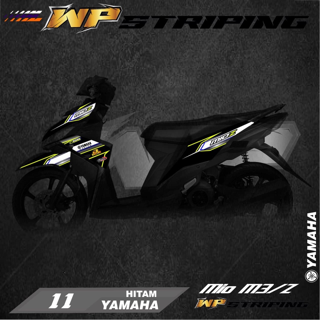 Stiker Striping MIO M3 / MIO Z / Sticker Variasi List Skotlet Motor Yamaha MIO M3 / MIO Z 11