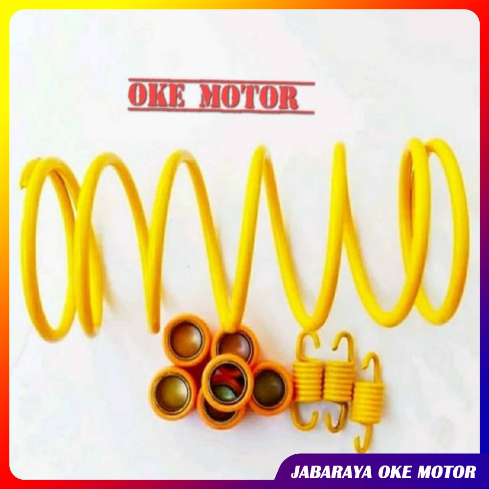 PAKET PER CVT PER KAMPAS OTOMATIS 1500 RPM BEAT KARBU SCOOPY KARBU SPACY KARBU DAN ROLLER 9 GRAM