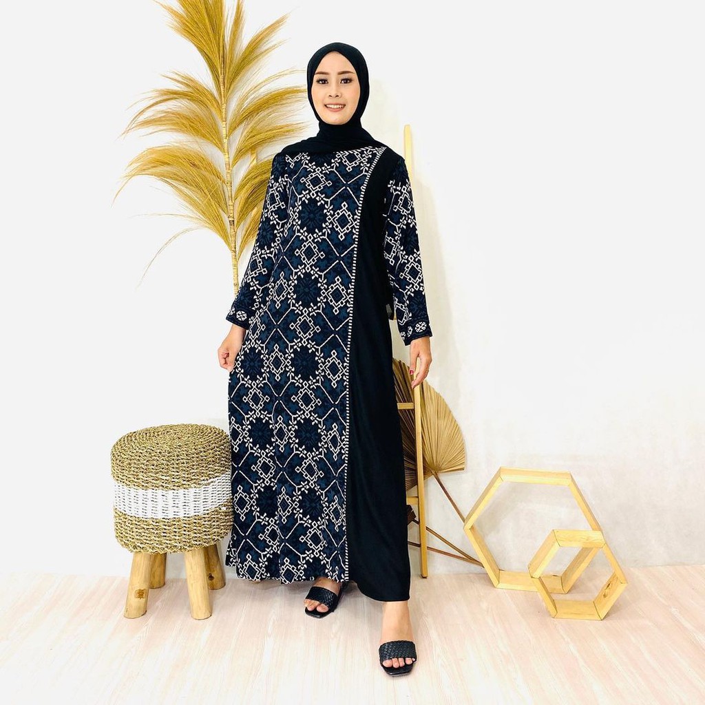 Banting Harga Benang Raja Gamis Batik Kombinasi Sopal Ukuran M L Xl p6991ncKkaozd
