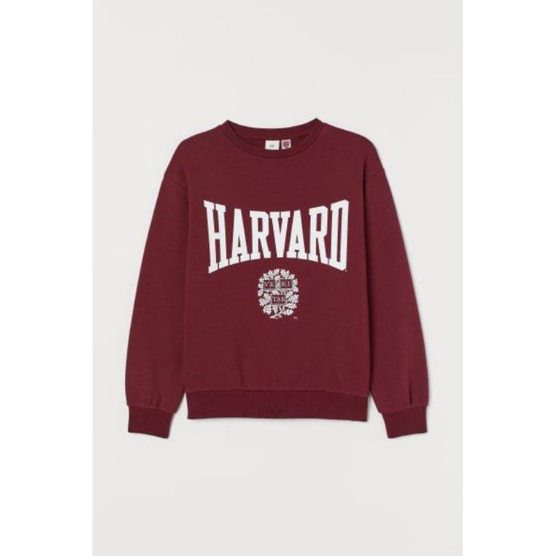 CREWNECK HNM HARVARD MAROON