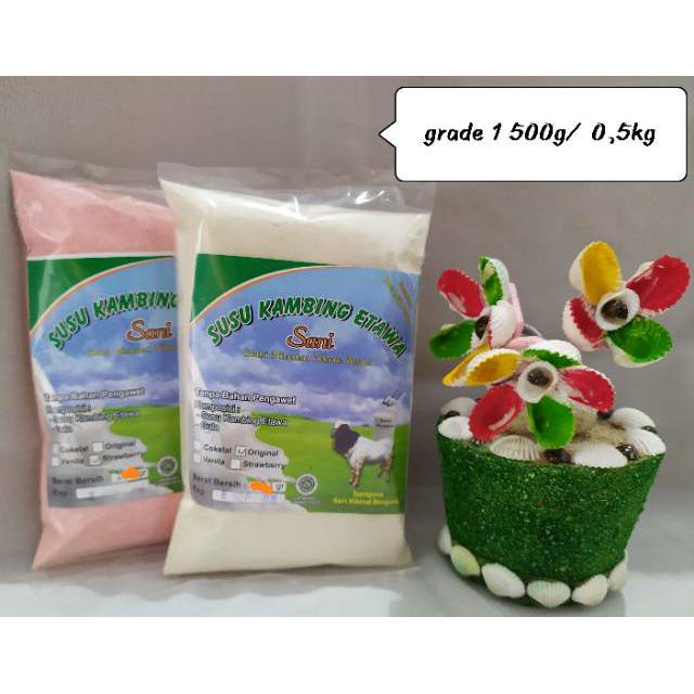 500gram bubuk susu kambing etawa GRADE 1