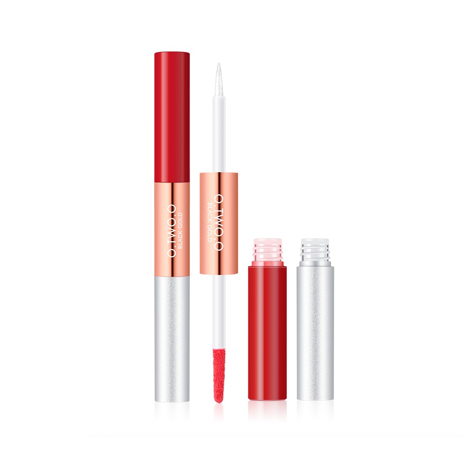 O.TWO.O 2 in 1 Lipgloss Matte 6 Colors YJ002
