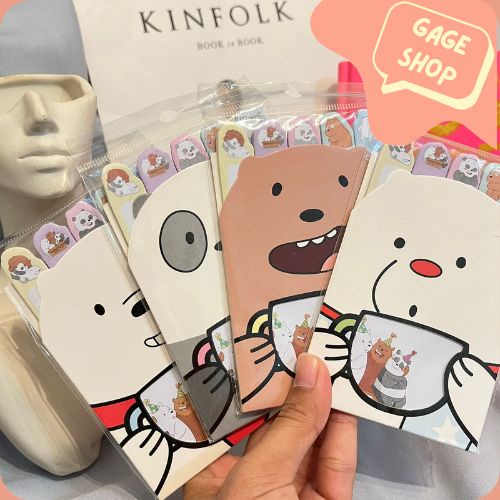

sticky notes lipat pembatas notes buku karakter beruang kartun lucu cat bisa COD termurah import notes lucu imut fancy unik