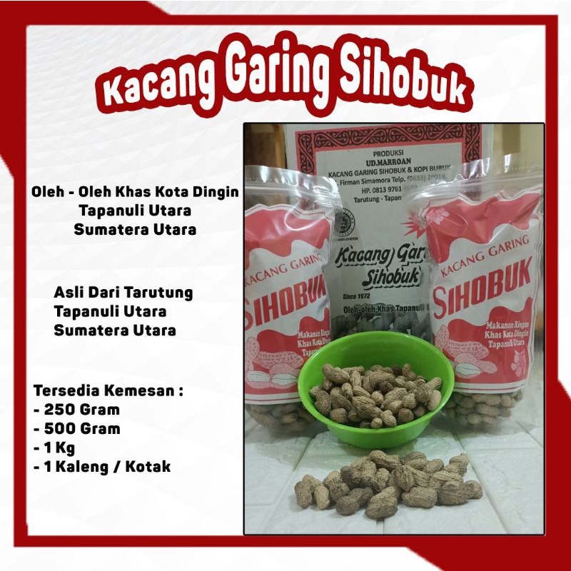 

Kacang Garing dan Gurih Sihobuk 1 Kaleng / Kotak