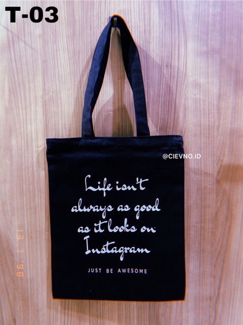 TOTE BAG SABLON (TAS WANITA &amp; PRIA)