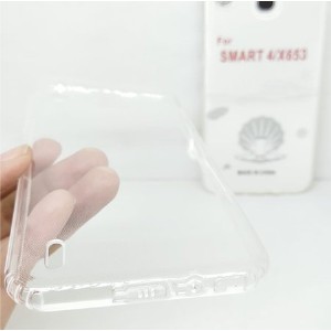 Soft Case Clear HD with Protector Camera Infinix Smart 4 X653 6.6 inchi TPU Silicon Transparan