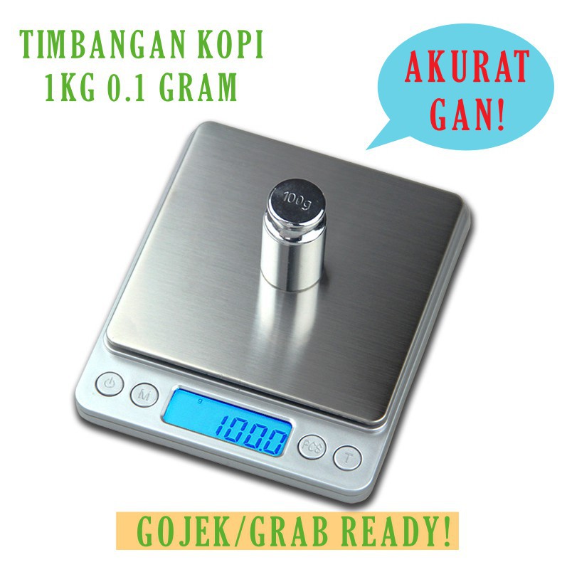 Timbangan Digital / Timbangan Kopi / Mini Digital Scalers / 3kg 0.1g untuk Masak/ Kue Dapur Scale