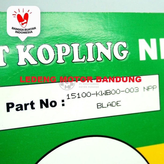 NPP Kampas Plat Kopling Blade KWB Honda Revo Clutch 3 Lembar