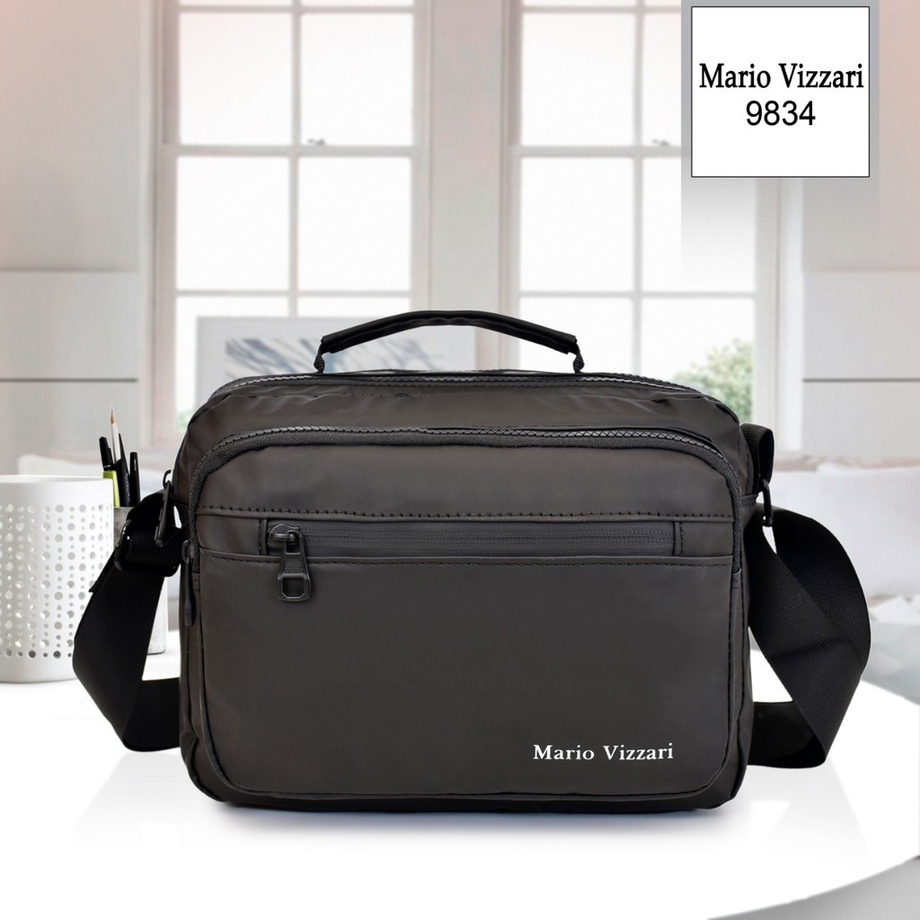 MARIO VIZZARI TAS SELEMPANG PRIA SLING BAG IMPORT ~ 9834 ~ ORIGINAL