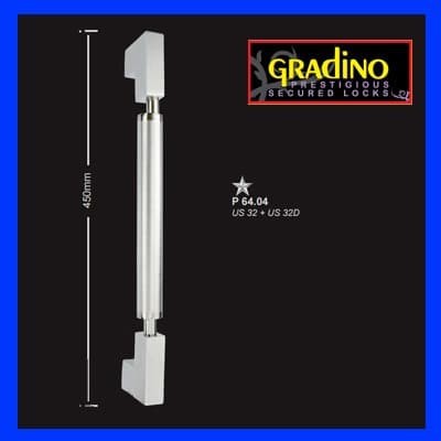 GRADINO - HANDLE PINTU/PULL HANDLE GRADINO P 64.04/HANDLE 45 CM STAINLESS SUS 304