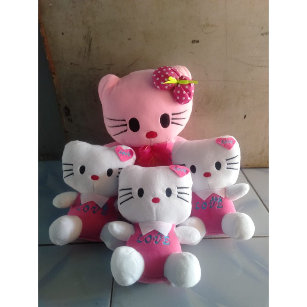 [BISA COD BAYAR DITEMPAT] BONEKA HELLO KITTY BERANAK TIGA