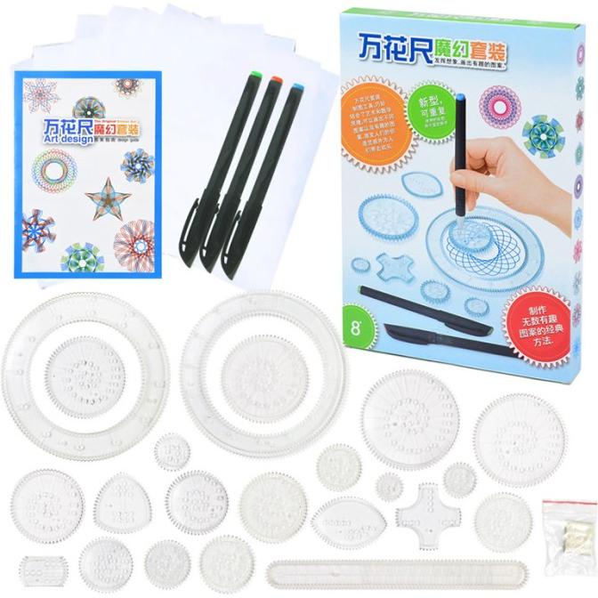

Office & Stationery | Alat Tulis | Spirograph Ruler Magic | Best Seller