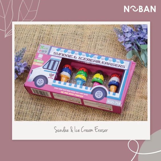 

Penghapus Es Krim/Sundae Ice Cream Eraser