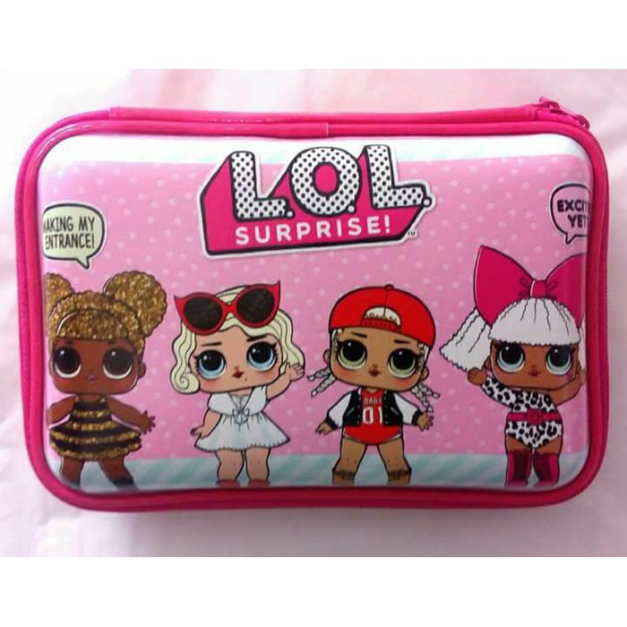 

Stok Ready hpo pencil case tempat pensil kotak pensil model smiggle lol Limited