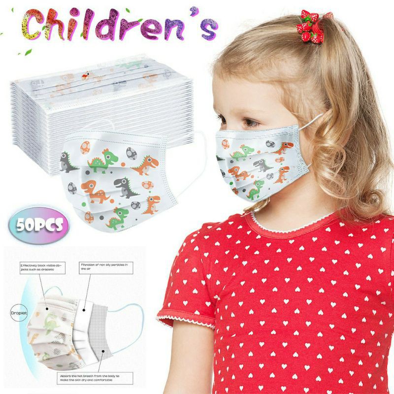 Masker anak 3 ply