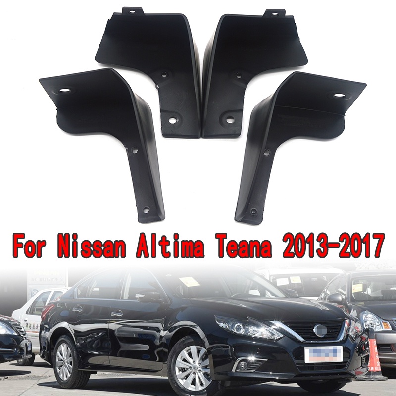 1 Set Mud Flap Pelindung Splash Guards Fender Untuk Nissan Altima Teana 2013-2017