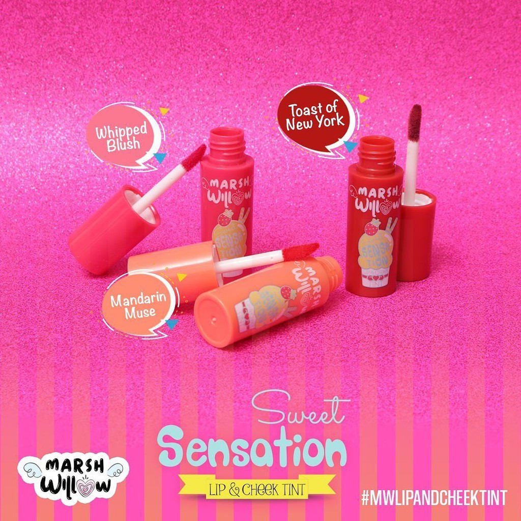 ❤ BELIA ❤ Marsh Willow Sweet Sensation Lip &amp; Cheek Tint BPOM | Marshwillow by Natasha Wilona