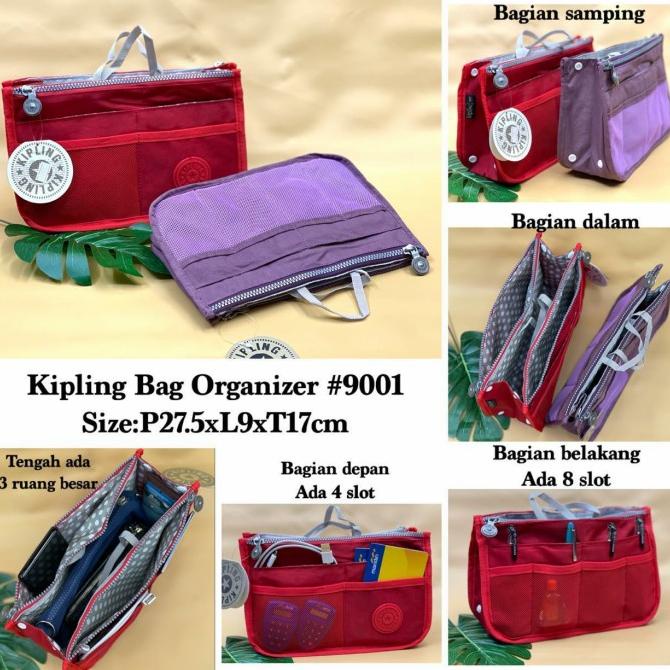 BAG ORGANIZER / DALAMAN TAS KIPLING PREMIUM original