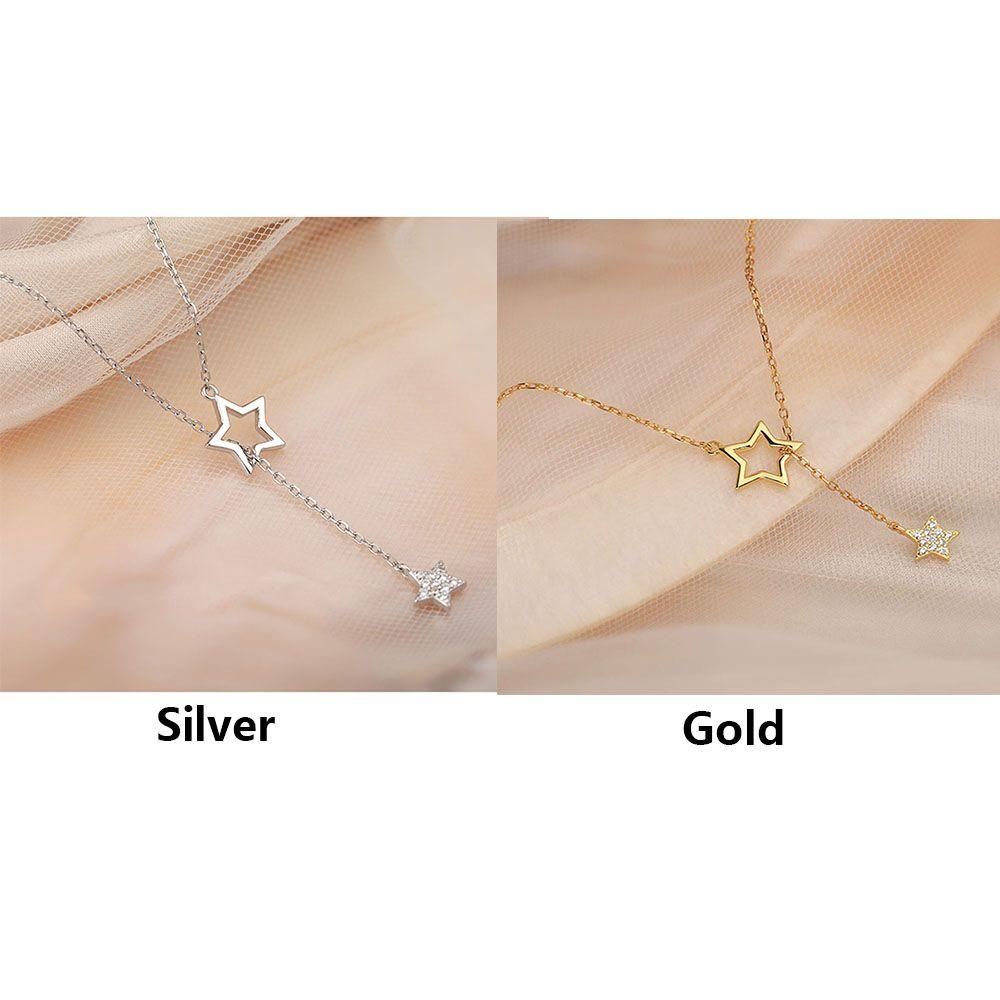 Kalung LILY Penjualan Panas Pesona Hadiah Valentine Bintang Berongga