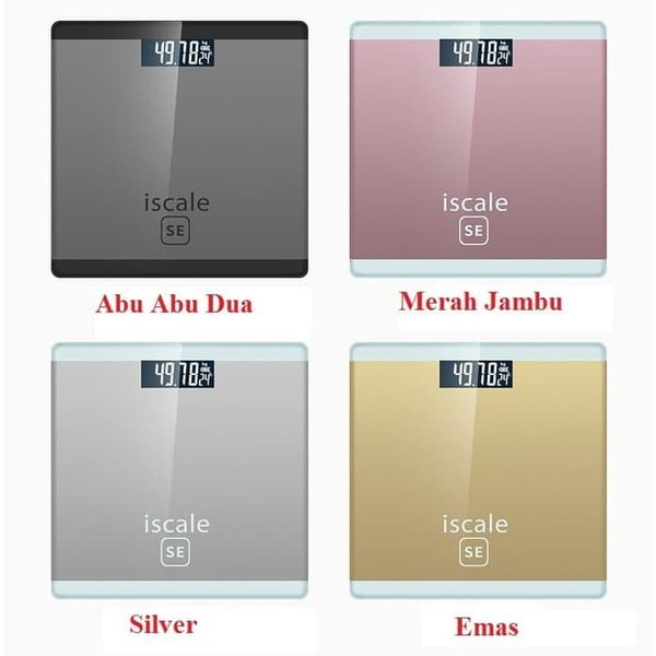 Timbangan Badan Digital Body Scale ISCALE Free Buble Wrap