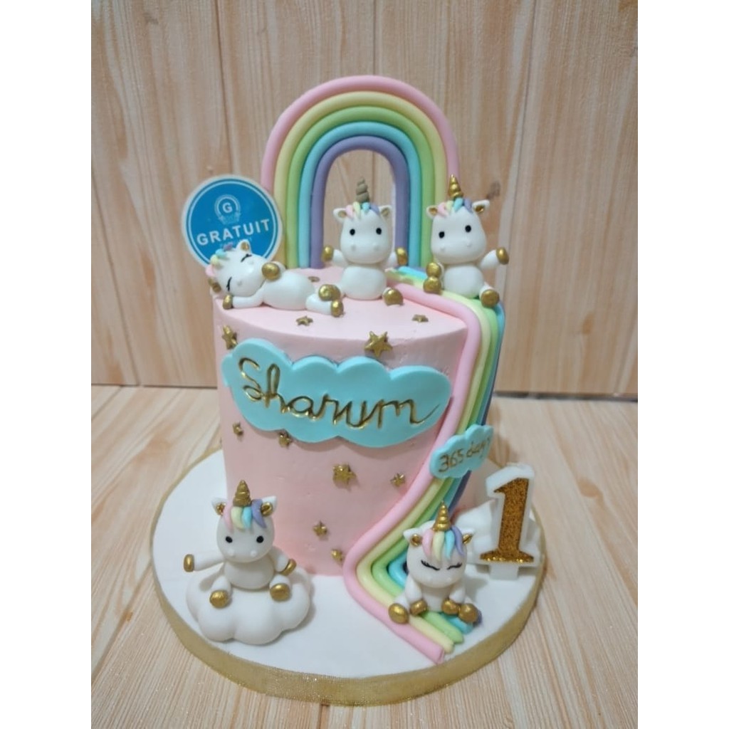

kue ulang tahun unicron double cake 15cm