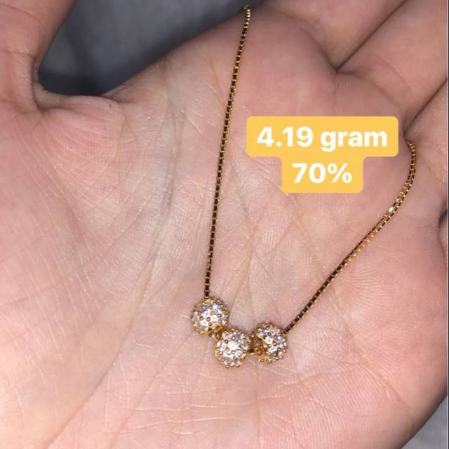 Kalung emas 70%