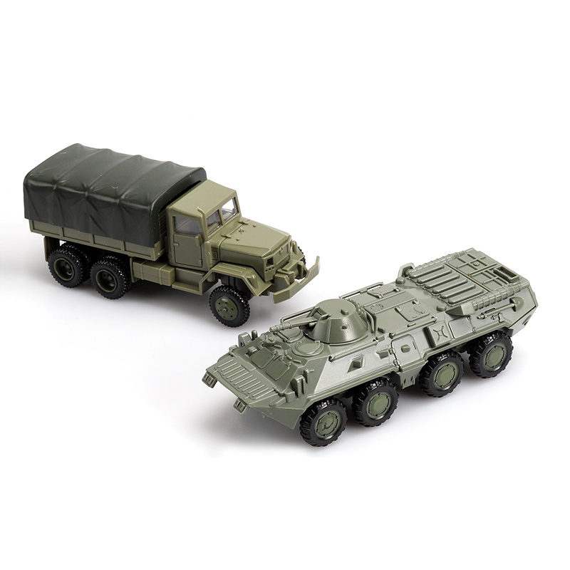 Mainan Rakit Model Truk Militer Hummer M3 M35 4D Skala 1 / 72 WW2