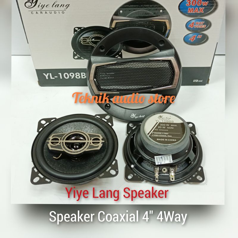 Speaker Coaxial 4inch 4way