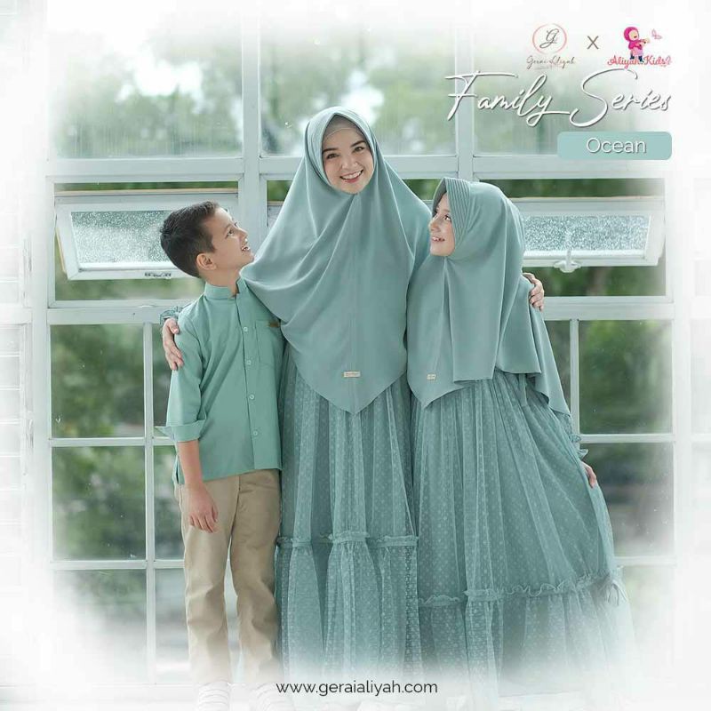 Ready stok siap kirim famset ocean umur 1-3 thn by gerai aliyah