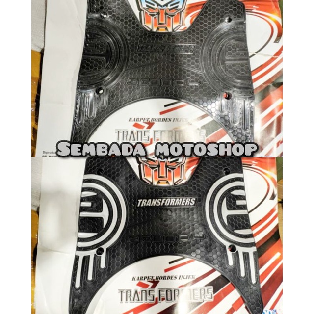 Karpet karet SCOOPY F1 2020 Bordes alas pijakan kaki Scoopy fi 2020