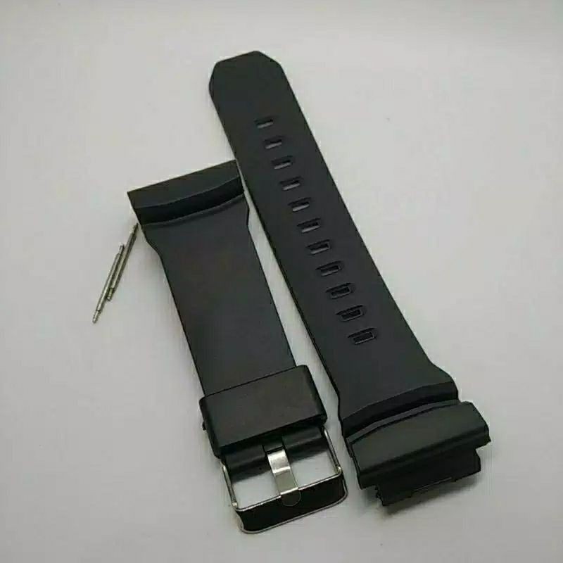 STRAP TALI JAM TANGAN CASIO G SHOCK GA-300 / GA300 / GA 300 HITAM DOFF RUBBER STRAP TALI JAM G SHOCK