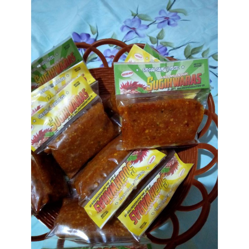 

sambel pecel khas Nganjuk