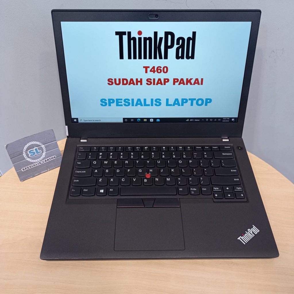 LAPTOP BISNIS ONLINE LENOVO THINKPAD T440 T450 T460 RAM 8GB SSD 512GB WINDOWS 10