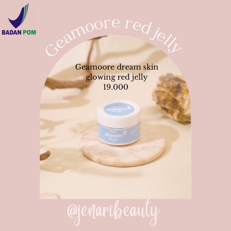 Geamoore dream skin glowing red jelly 10gr BPOM