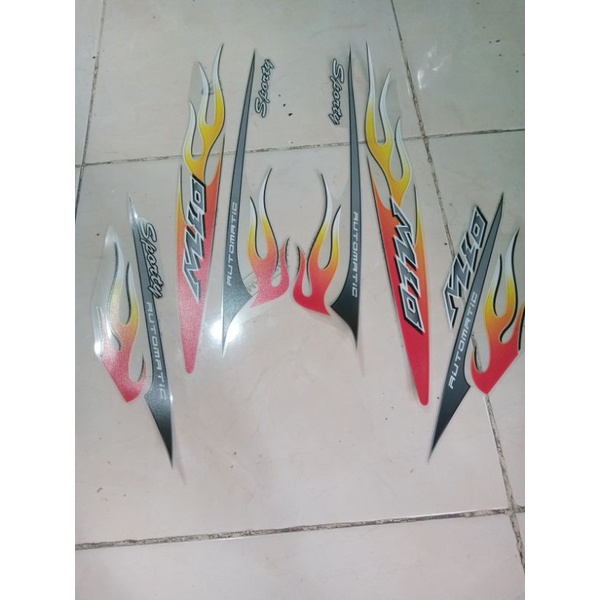 striping mio sporty api transparan