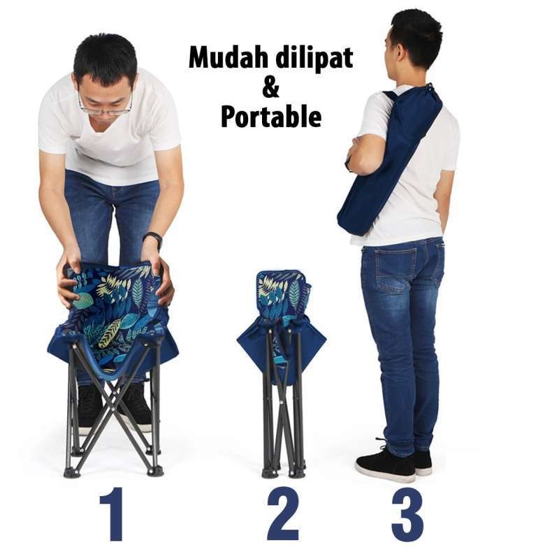 Kursi Lipat Outdoor Bangku Mancing Kursi Camping Kursi Sauna Portable