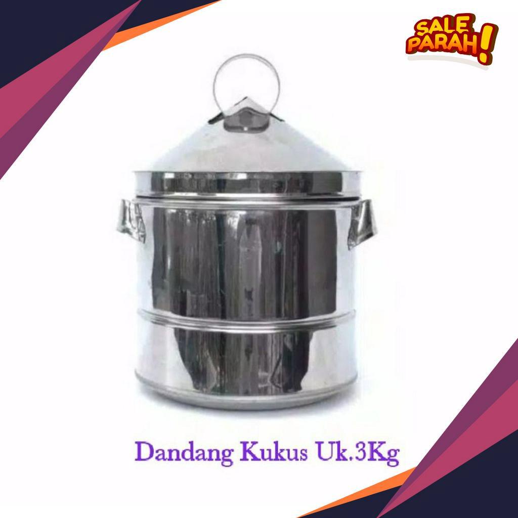 BERKAH SHOPEE Dandang Kukus Stainless 3kg