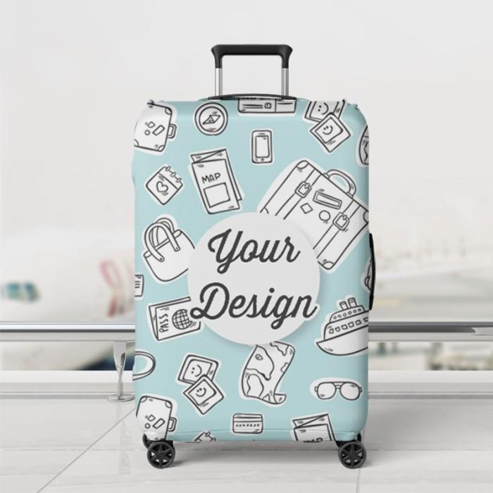 Luggage Sarung Koper / Cover Pelindung Koper / Luggage Cover - Bebas Custom