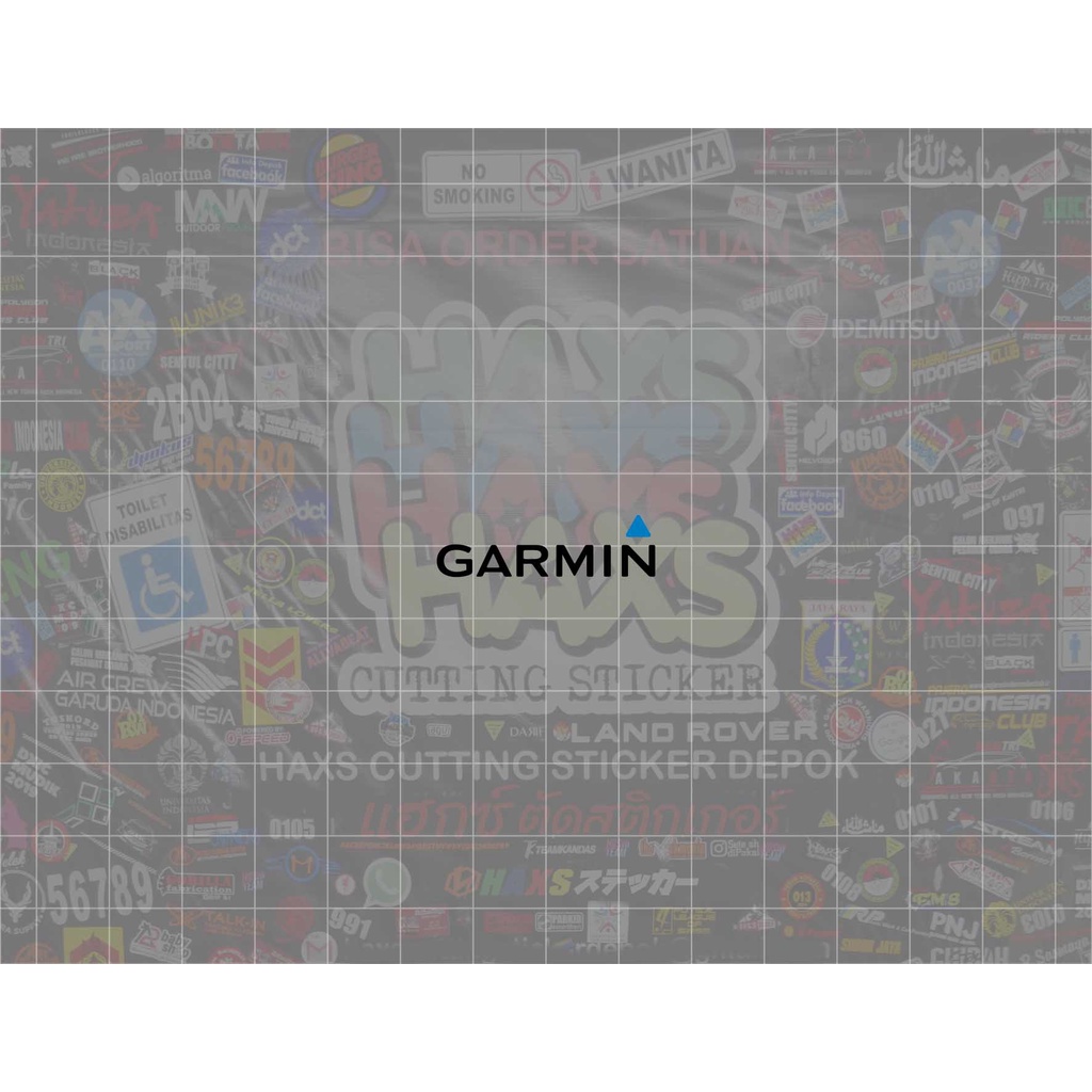 Cutting Sticker Garmin Ukuran 3 Cm Untuk Motor &amp; Mobil