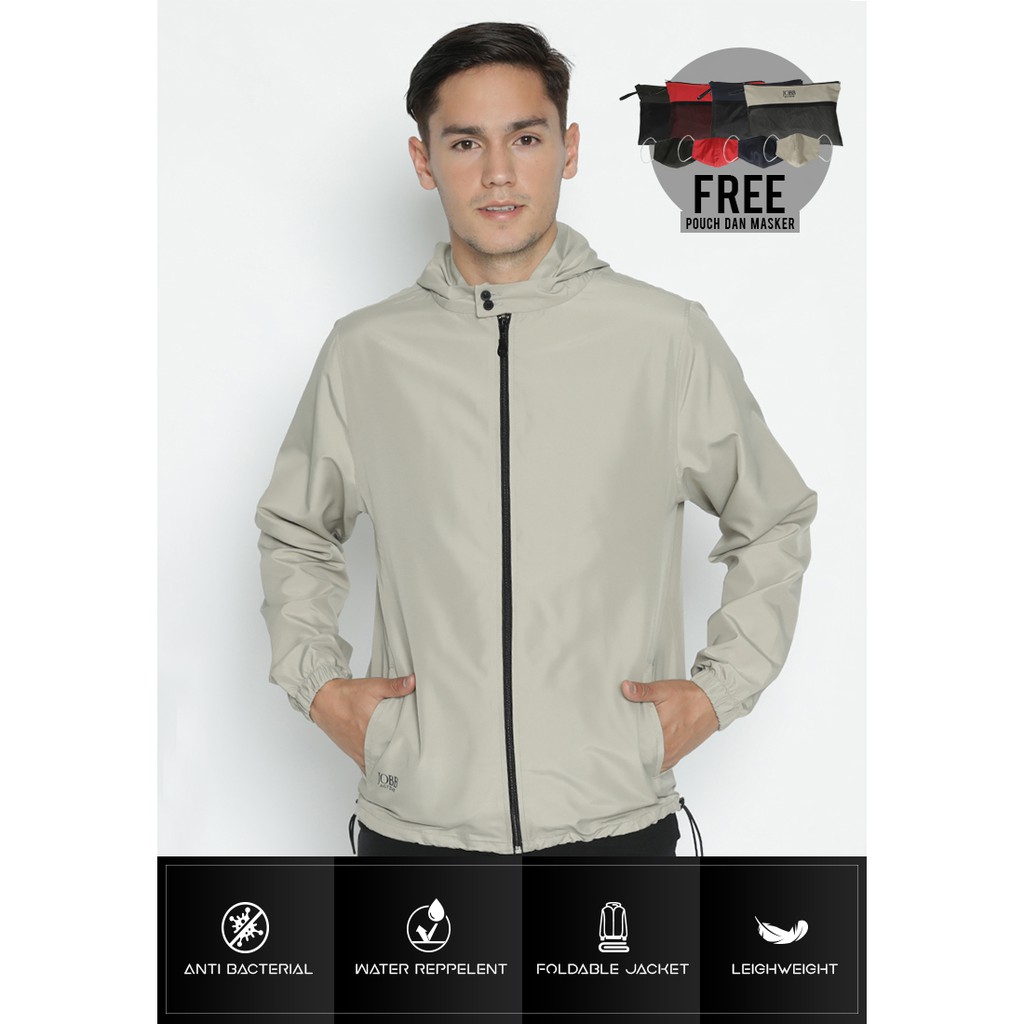 Jobb Active Folant Jaket Pria Anti Bacterial Regular Fit Khaki