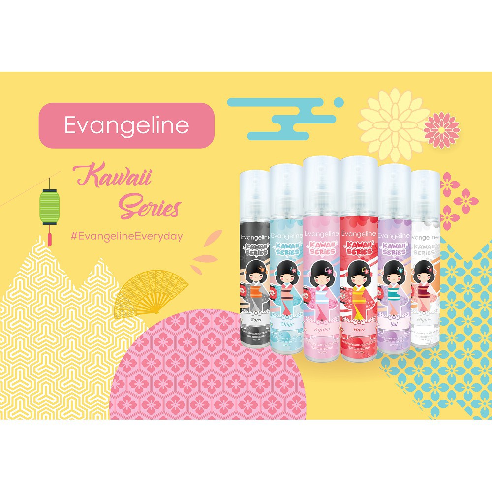 

[COD] EVANGELINE EDC KAWAII SERIES 100ML Original Medan