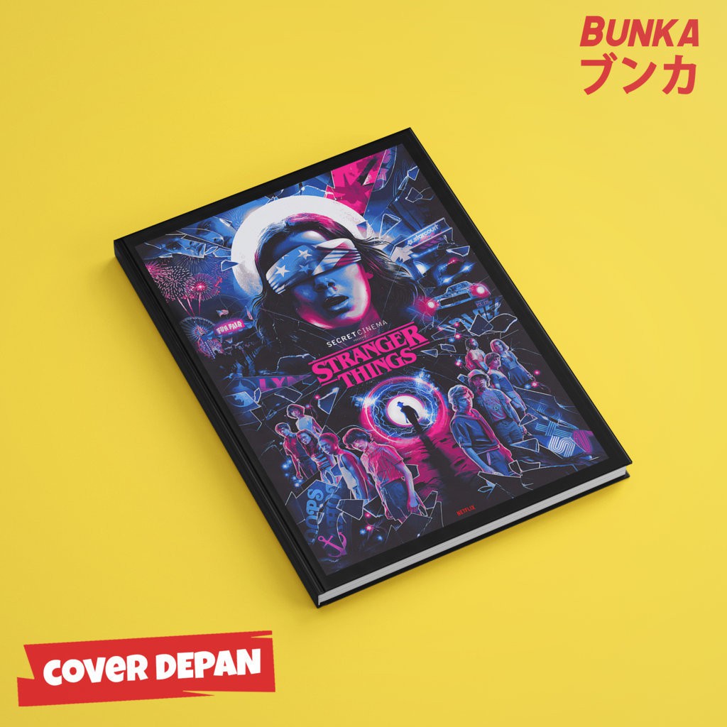 

Notebook Stranger Things 5A Hardcover A5 Buku Tulis Catatan Note Agenda Planner Jurnal