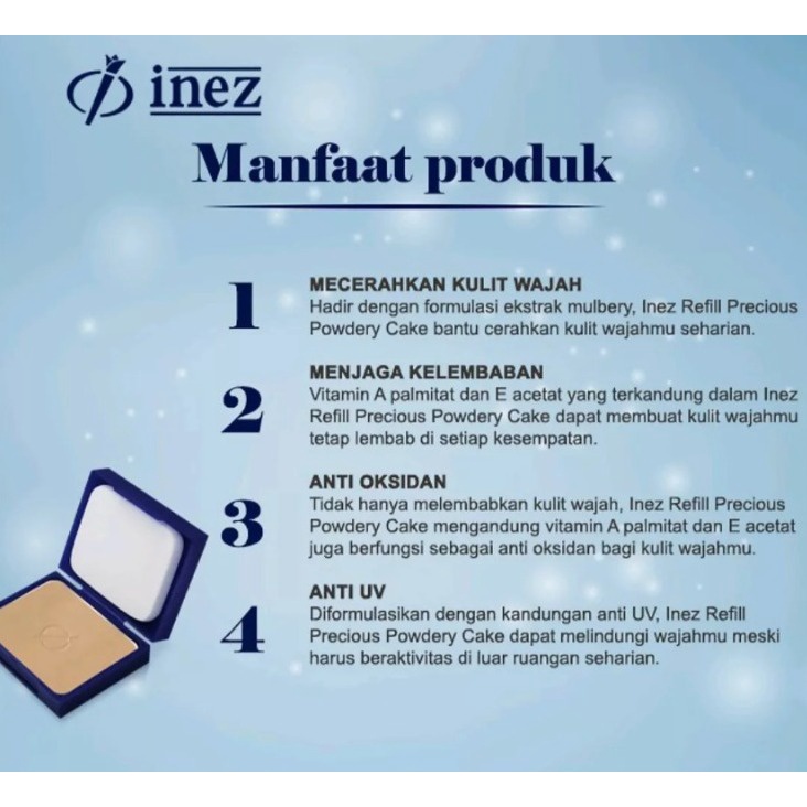 INEZ Cosmetic Refill Precious Powdery Cake